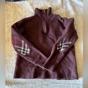Burberry maroon sweater